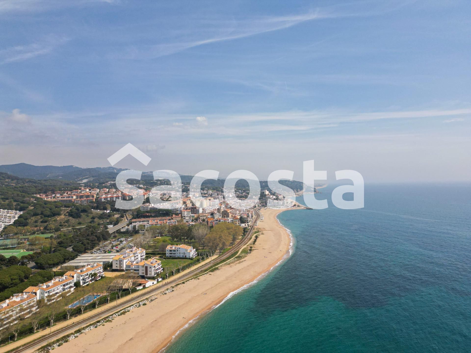 Exterior view of Single-family semi-detached for sale in Sant Pol de Mar  with Heating, Private garden and Terrace