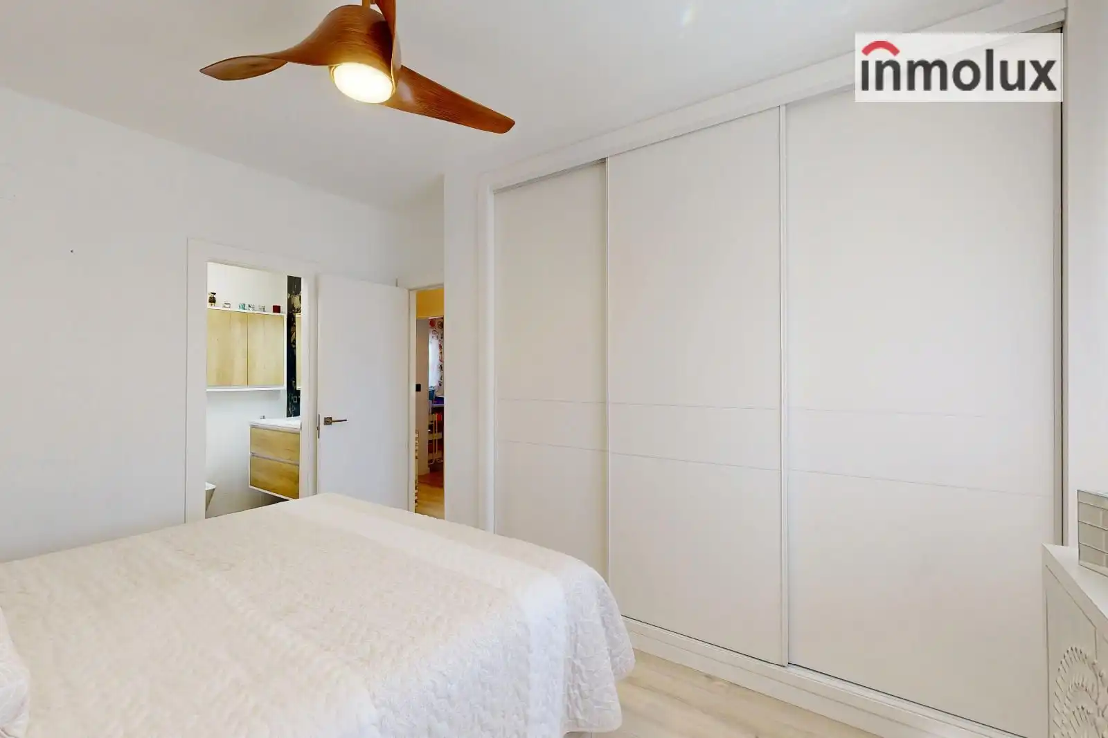Schlafzimmer von Haus oder Chalet zum Verkauf in Castalla mit Klimaanlage, Heizung und Terrasse