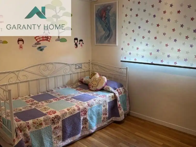 Schlafzimmer von Wohnung zur Miete in Málaga mit Klimaanlage, Privatgarten und Terrasse