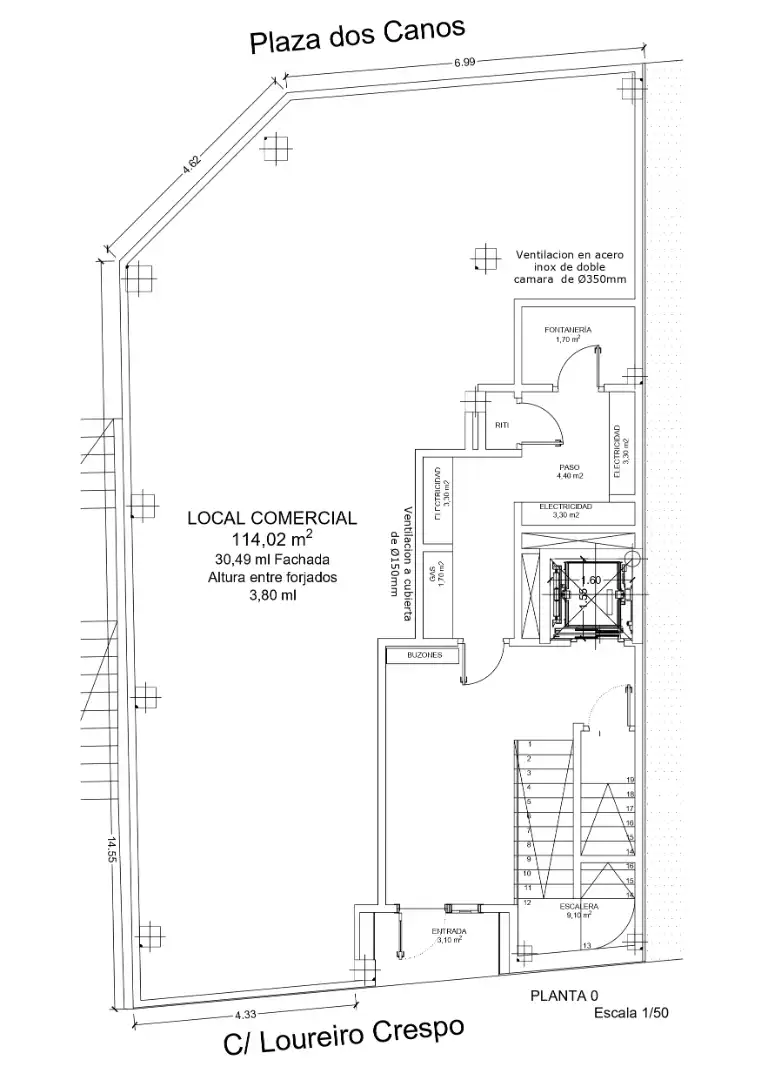 Local comercial en alquiler en Rúa Doutor Loureiro Crespo 29, imagen 6