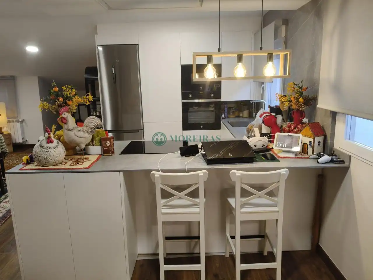Küche von Maisonette zum Verkauf in Ourense Capital  mit Klimaanlage, Heizung und Möbliert