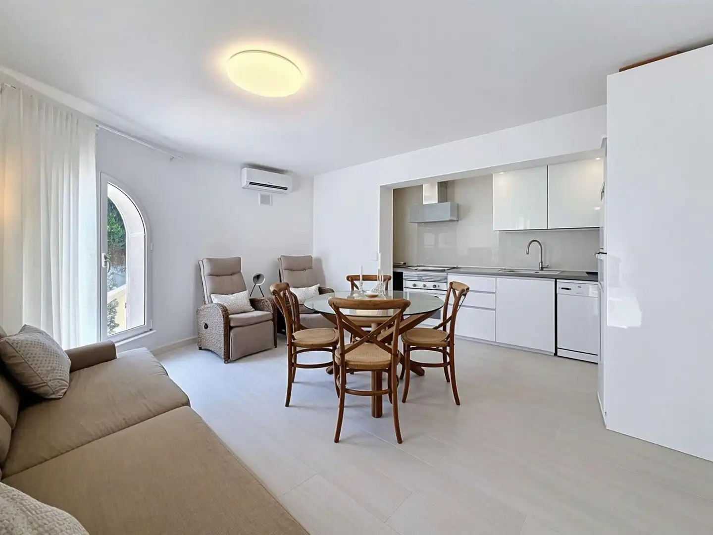 Sala de estar de Casa o chalet en venta en Calpe / Calp con Aire acondicionado, Calefacción y Jardín privado