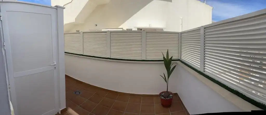 Terrasse von Dachboden zum Verkauf in Pulpí mit Klimaanlage, Heizung und Privatgarten