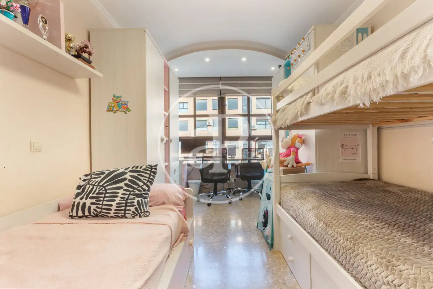 Bedroom of Flat for sale in Valencia  with Air Conditioner, Heating and Private garden