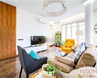 Living room of Flat for sale in  Barcelona Capital  with Terrace