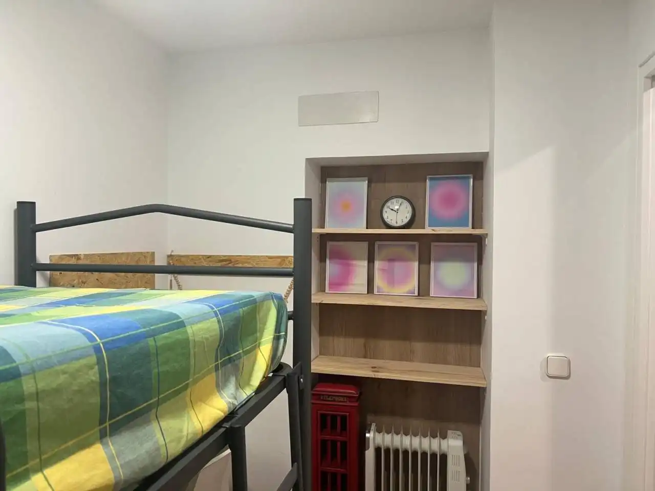 Bedroom of Flat for rent in Toledo  with Air Conditioner, Heating and Furnished