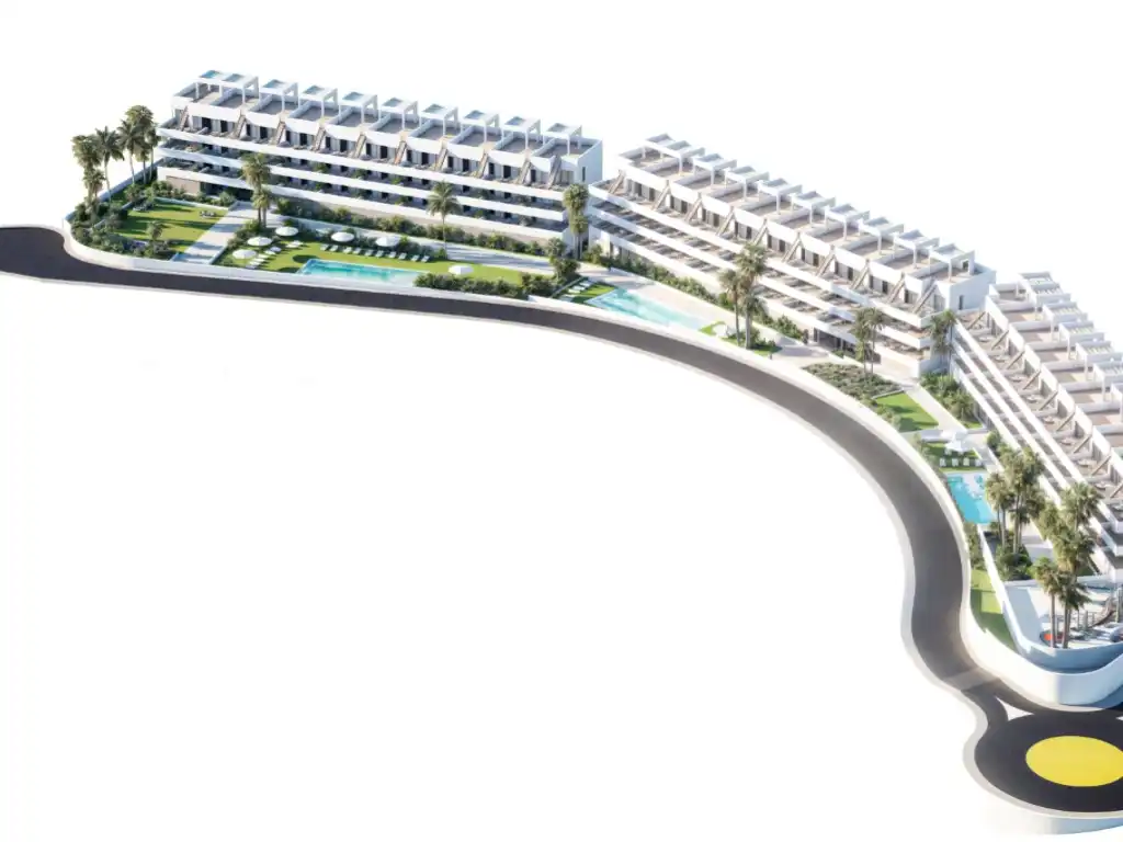 Vista exterior de Apartamento en venta en Finestrat con Terraza, Piscina y Amueblado