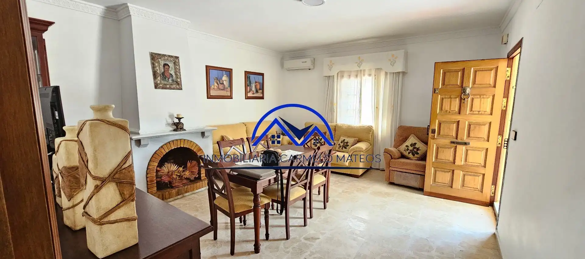 Living room of Houses for sale in Sanlúcar de Barrameda  with Air Conditioner, Private garden and Storage room