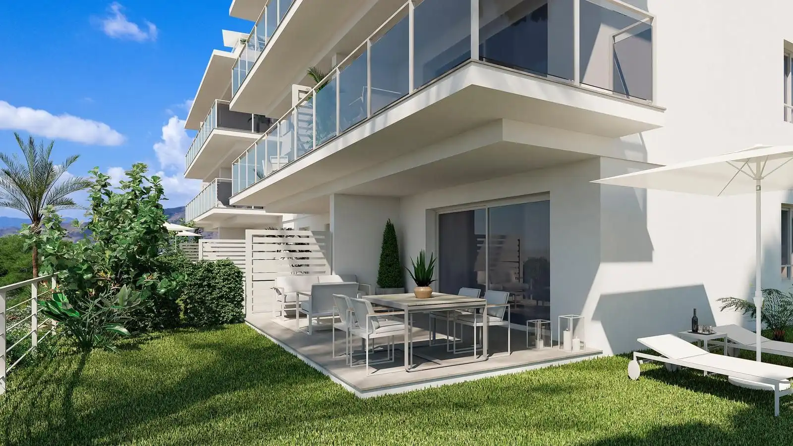 Terrace of Apartments for sale in Finestrat  with Community pool