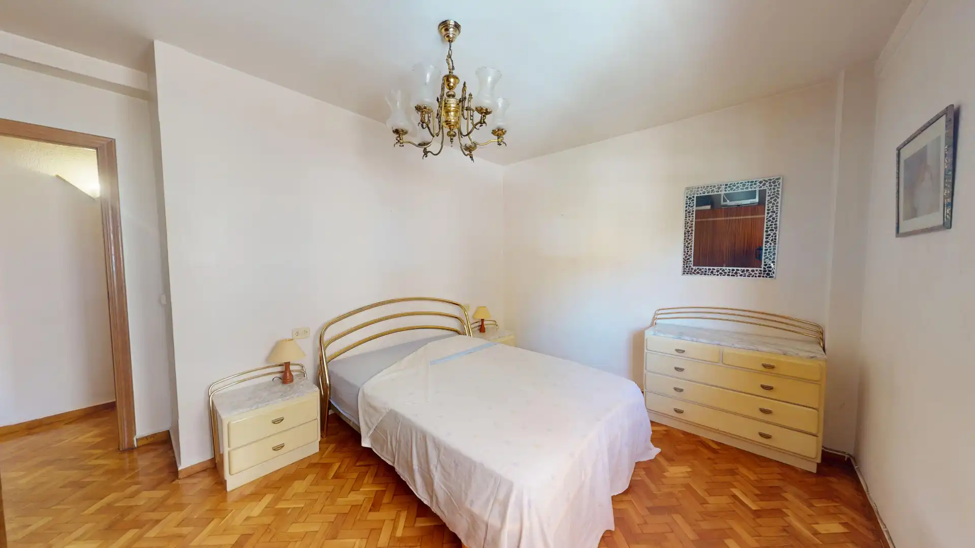 Bedroom of Flat for sale in Villajoyosa / La Vila Joiosa  with Air Conditioner, Furnished and Balcony