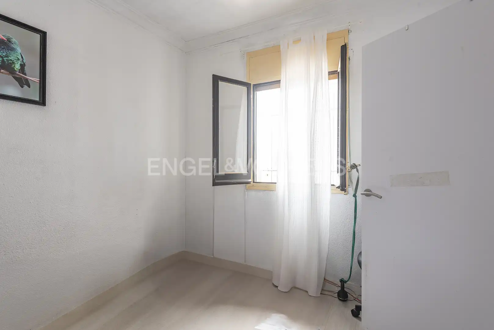 Schlafzimmer von Wohnung zum Verkauf in Barcelona mit Heizung, Parkett und Terrasse