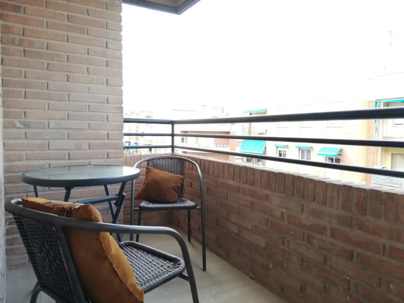 Terraza de Piso de alquiler en Murcia con Aire acondicionado, Terraza y Amueblado