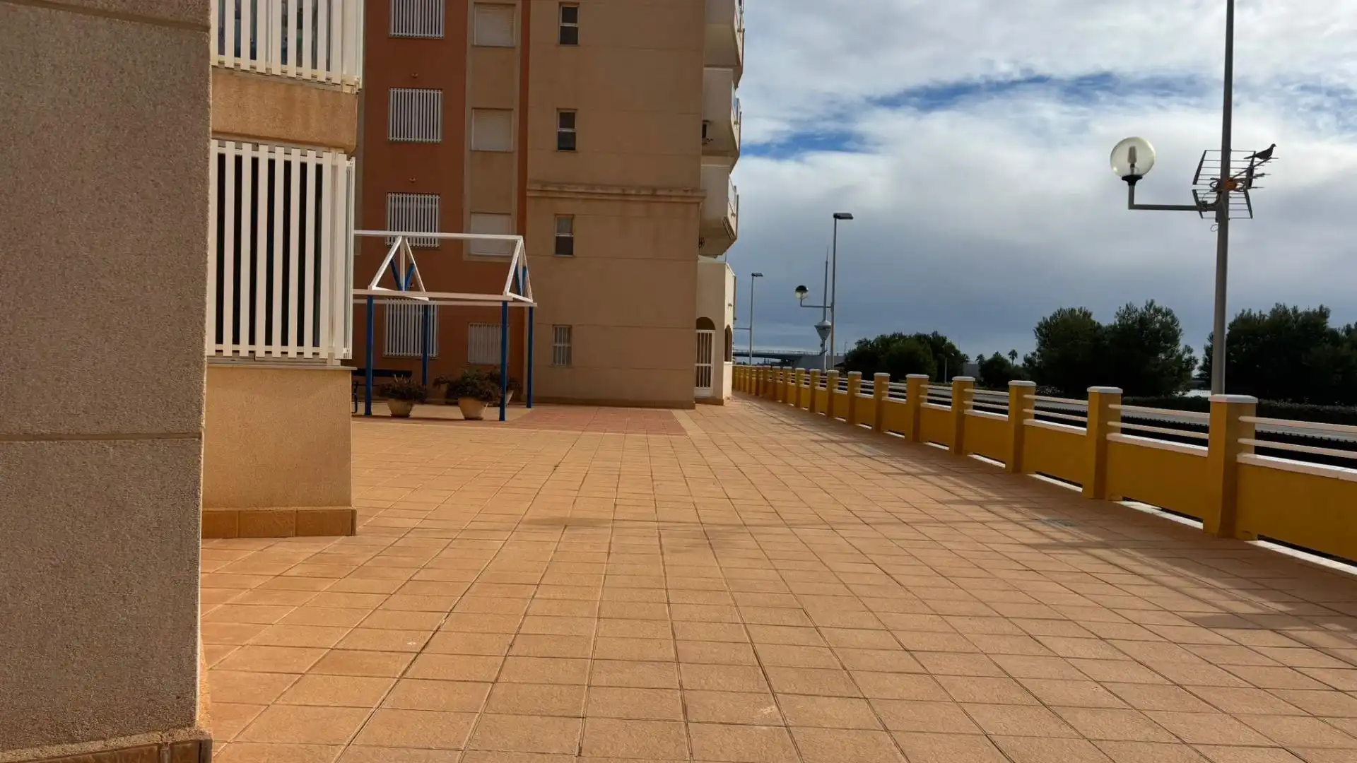 Terrasse von Wohnung zum Verkauf in San Javier mit Gemeinschaftspool