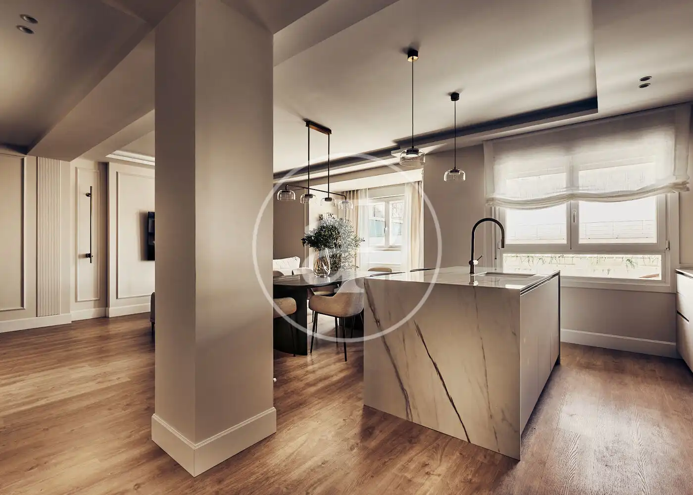 Kitchen of Flat for sale in Madrid  with Air Conditioner, Heating and Terrace