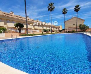 Swimming pool of Single-family semi-detached for sale in  Valencia Capital  with Private garden, Terrace and Storage room