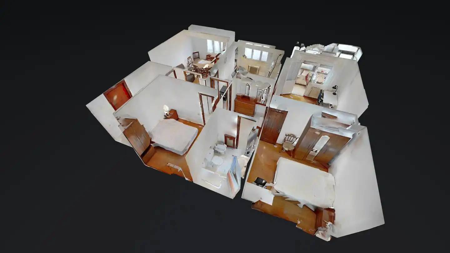 Außenansicht von Wohnung zur Miete in Oviedo  mit Heizung, Parkett und Terrasse