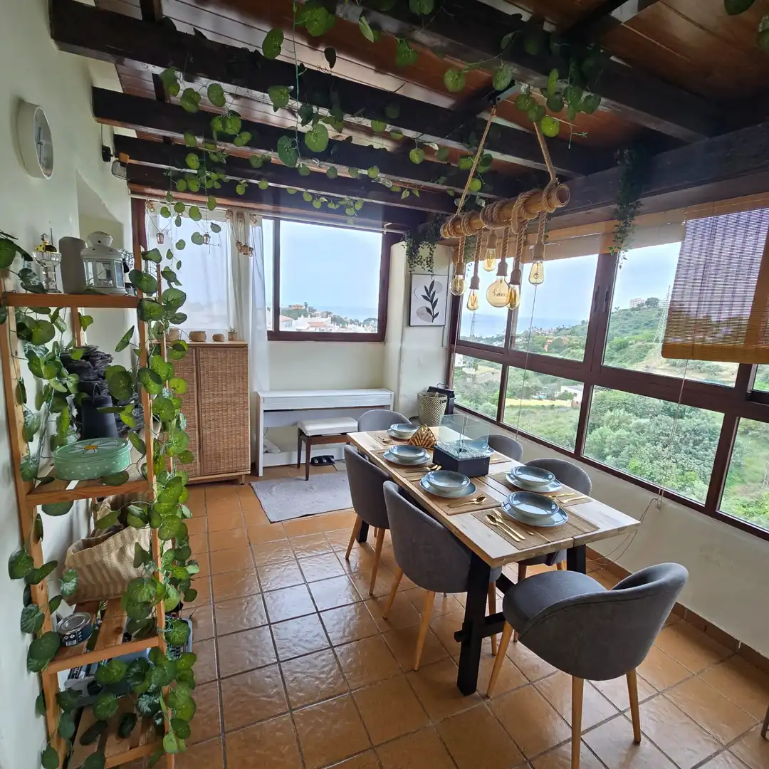 Dining room of Attic for sale in Benalmádena  with Air Conditioner, Terrace and Storage room