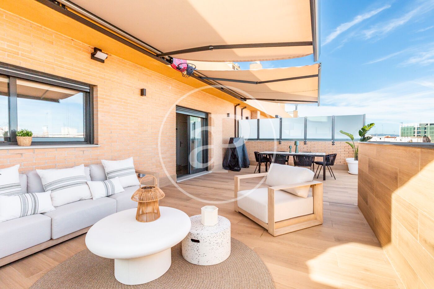 Terrace of Attic for sale in  Valencia Capital  with Air Conditioner, Heating and Terrace