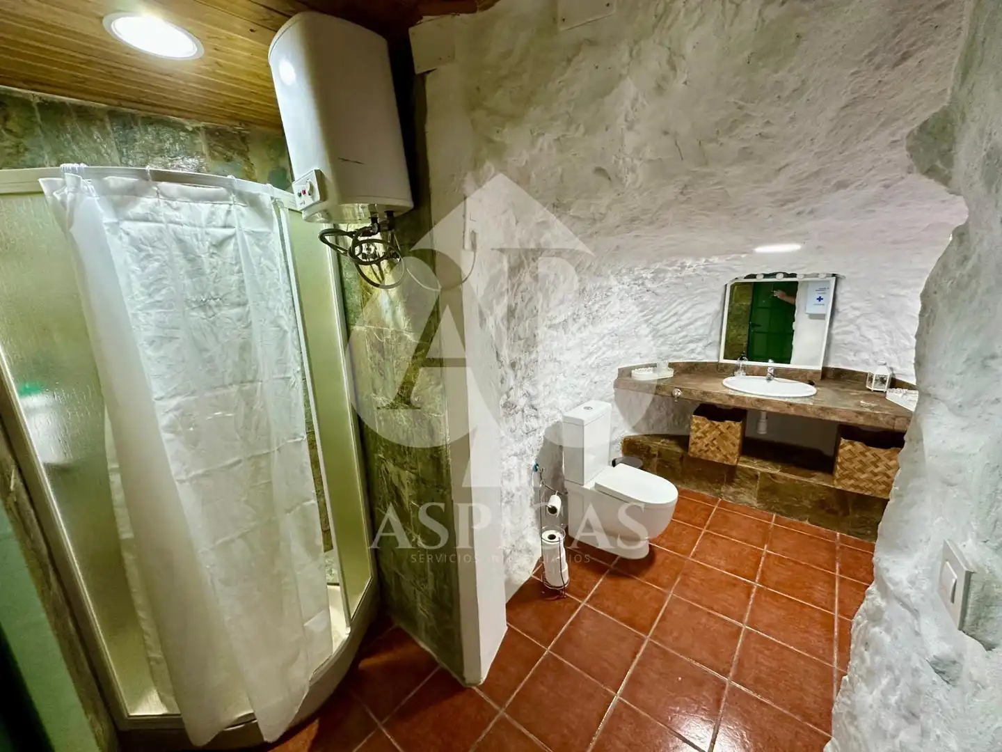 Bany de Casa o xalet en venda en Valsequillo de Gran Canaria amb Jardí privat, Terrassa i Moblat