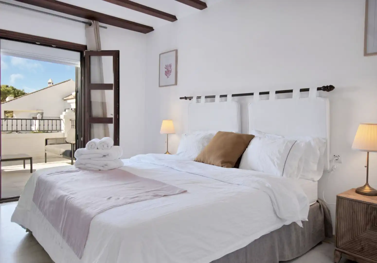 Habitación de Casa adosada en venta en Marbella con Aire acondicionado, Jardín privado y Terraza
