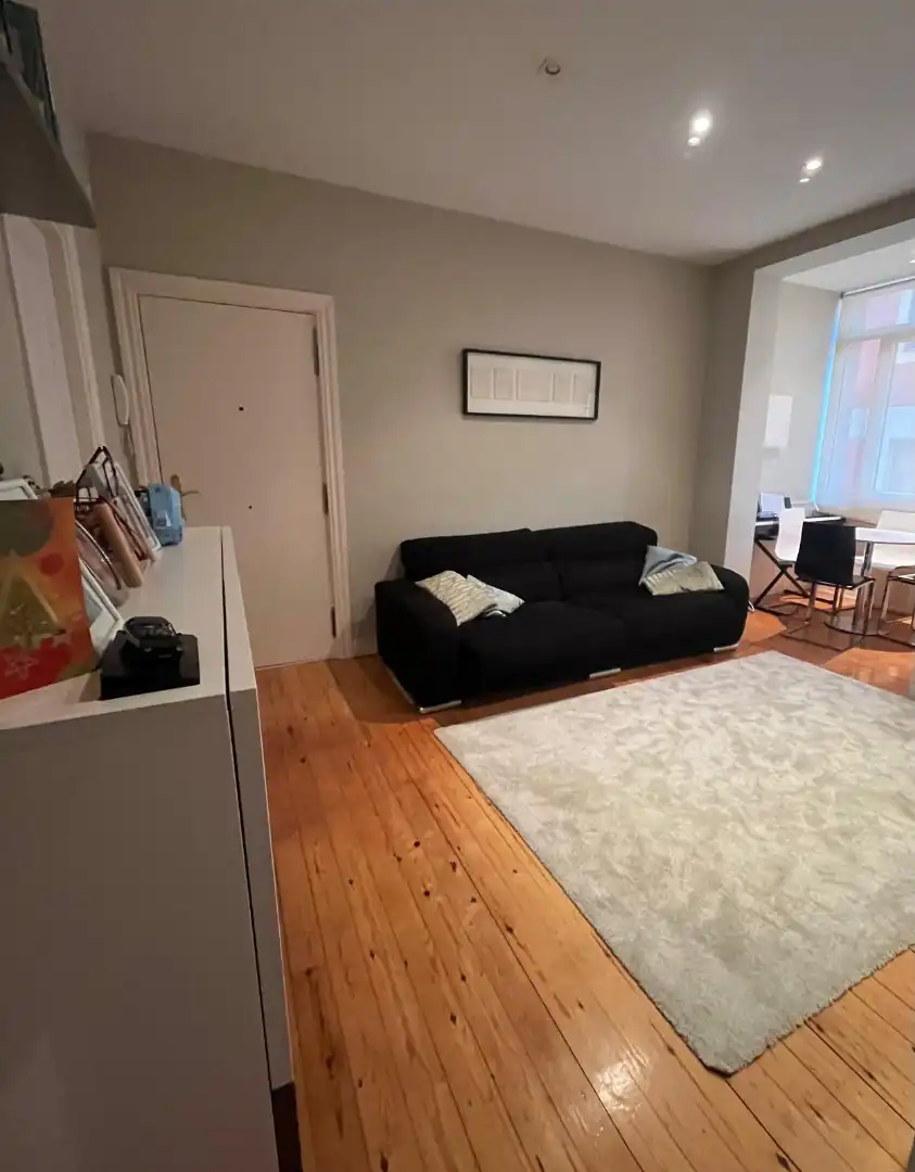 Living room of Flat for sale in Bilbao   with Heating, Furnished and Oven