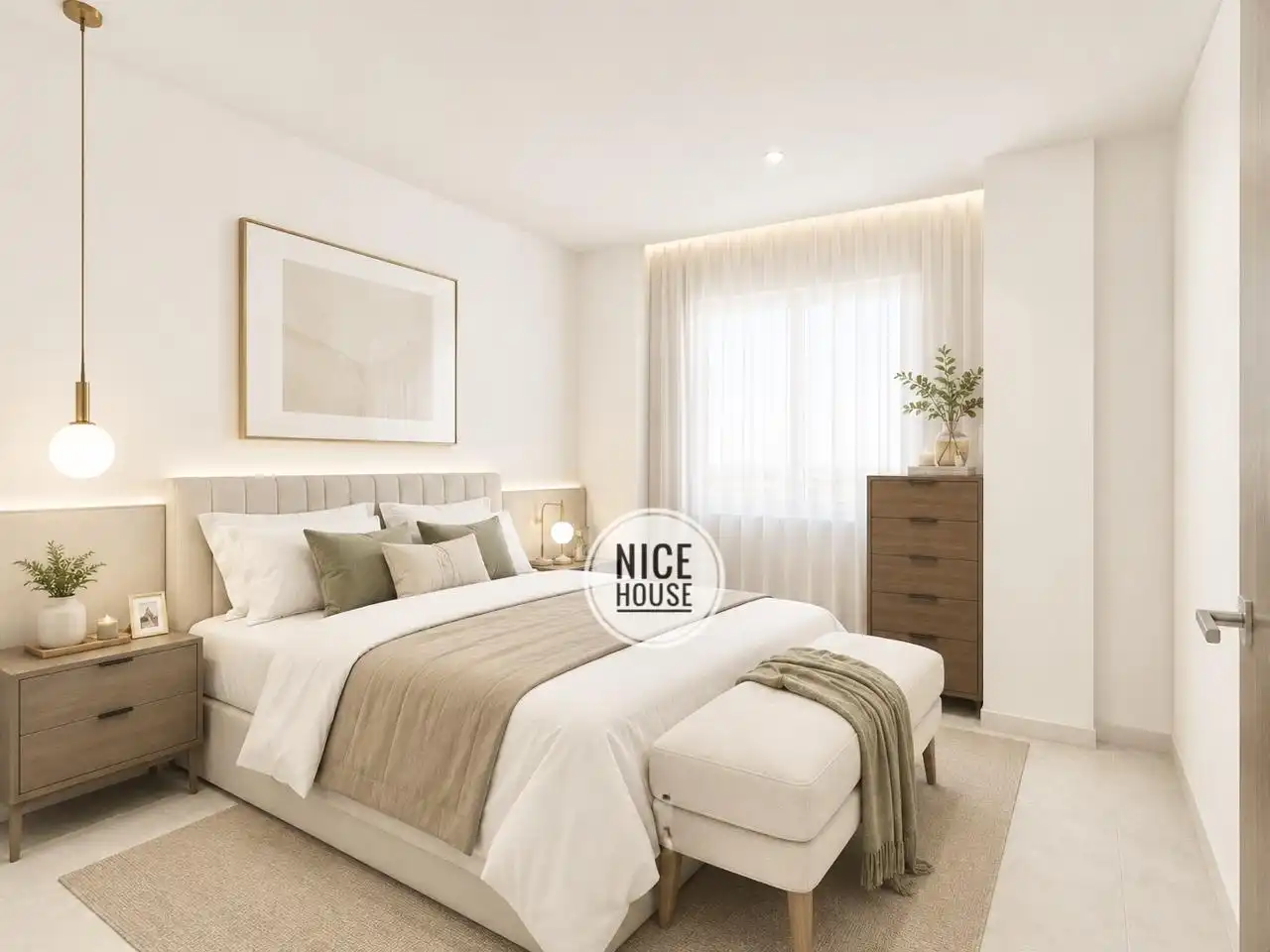 Schlafzimmer von Wohnung zum Verkauf in Madrid mit Klimaanlage und Terrasse