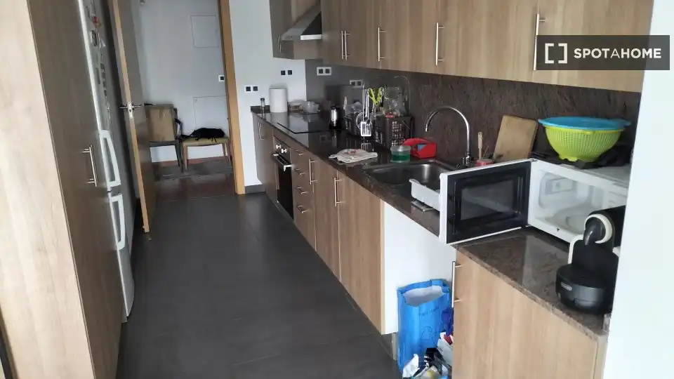 Kitchen of Flat for rent in Barcelona  with Air Conditioner, Heating and Furnished