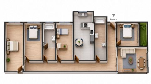 Foto 4 de Piso en venta en Beniopa - Sant Pere, Gandia