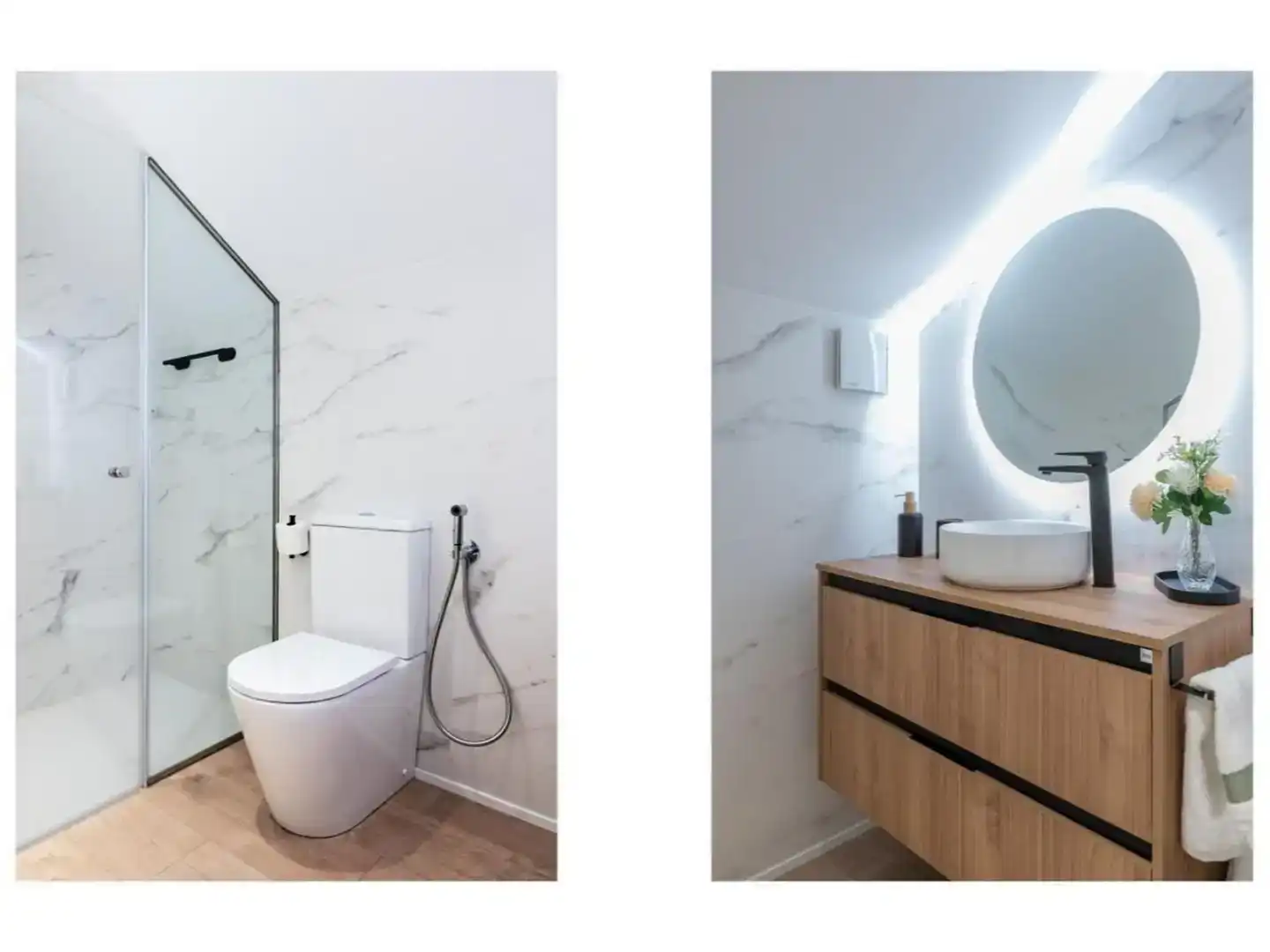 Baño de Casa o chalet de alquiler en Vilagarcía de Arousa con Aire acondicionado, Jardín privado y Amueblado