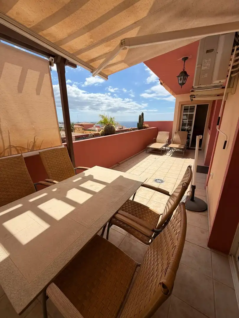 Terraza de Apartamento en venta en Adeje con Jardín privado y Piscina comunitaria