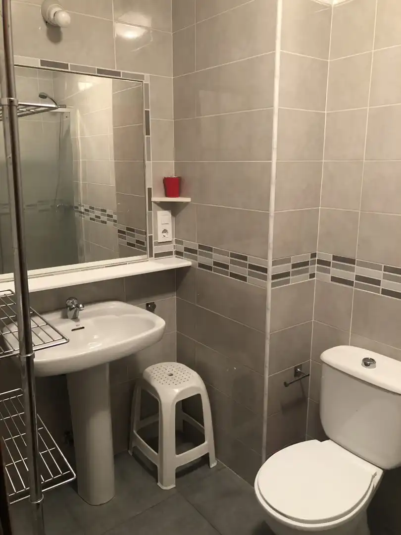 Badezimmer von Wohnung zum Verkauf in Almendralejo mit Klimaanlage, Möbliert und Ofen