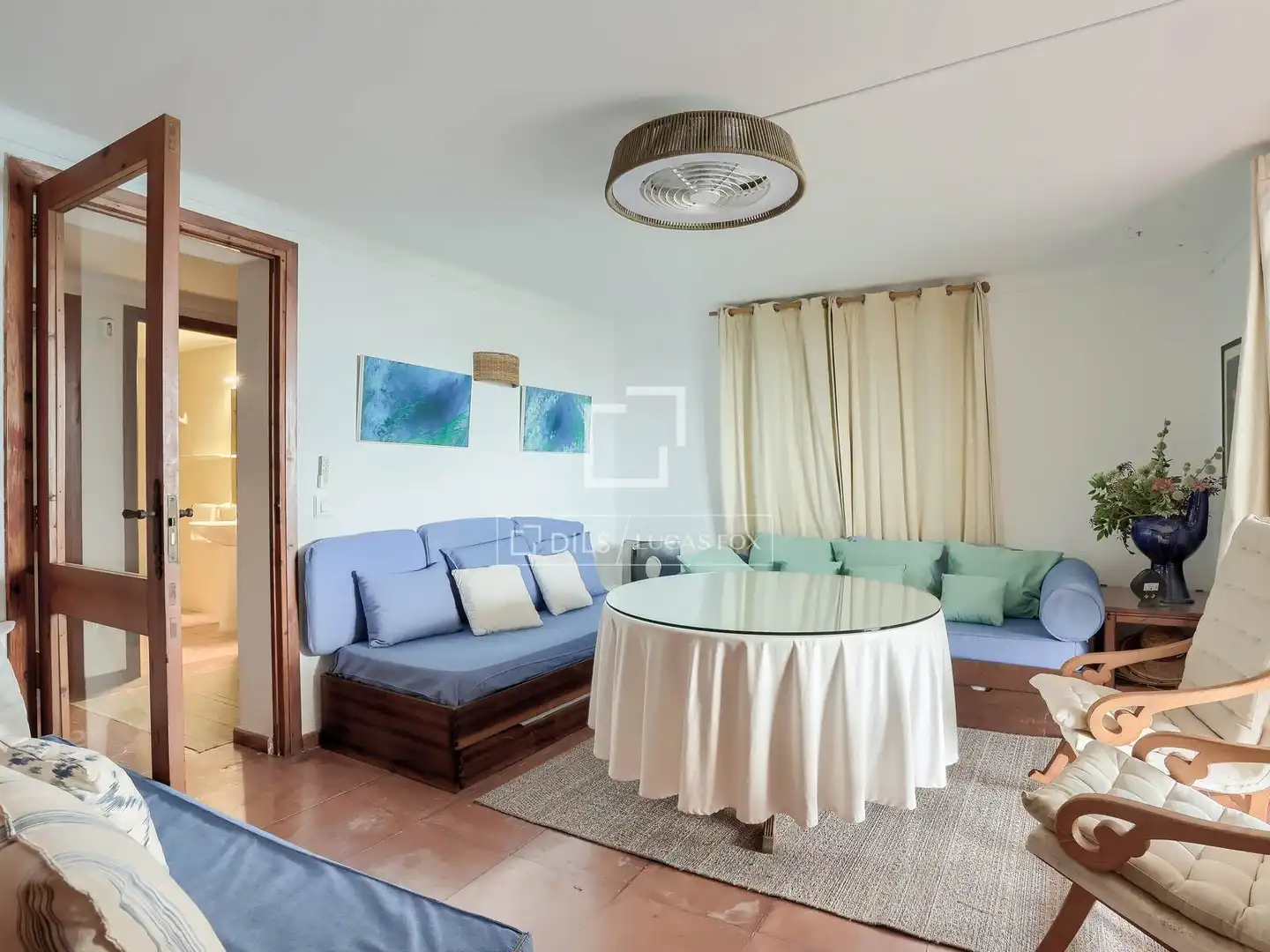 Sala d'estar de Casa o xalet en venda en Alcúdia amb Aire condicionat i Jardí privat
