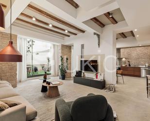 Living room of Apartment to rent in  Barcelona Capital  with Air Conditioner, Heating and Terrace