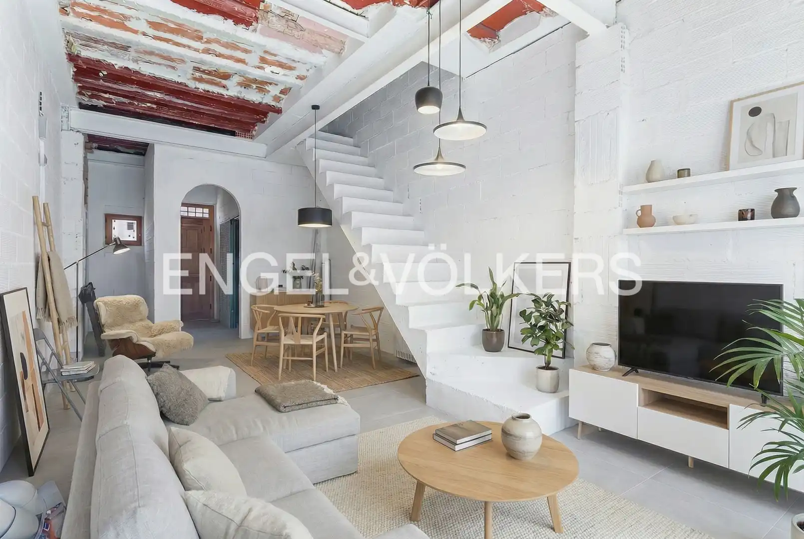 Sala de estar de Casa o chalet en venta en Barcelona con Calefacción, Jardín privado y Terraza
