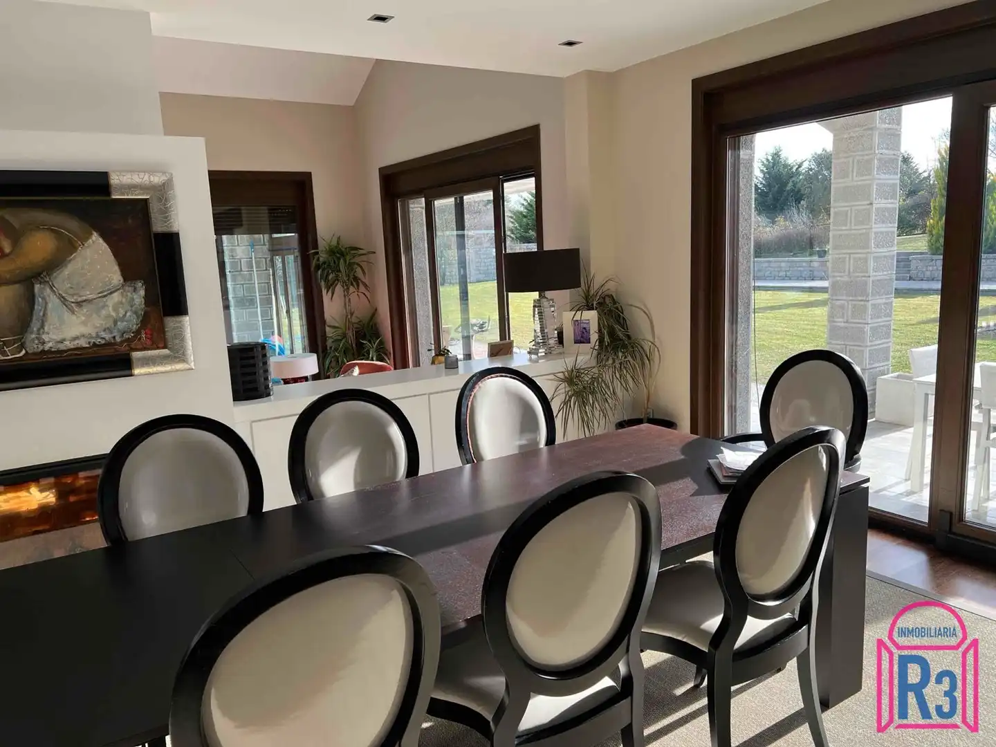 Comedor de Casa o chalet en venta en Cuadros con Calefacción, Terraza y Piscina