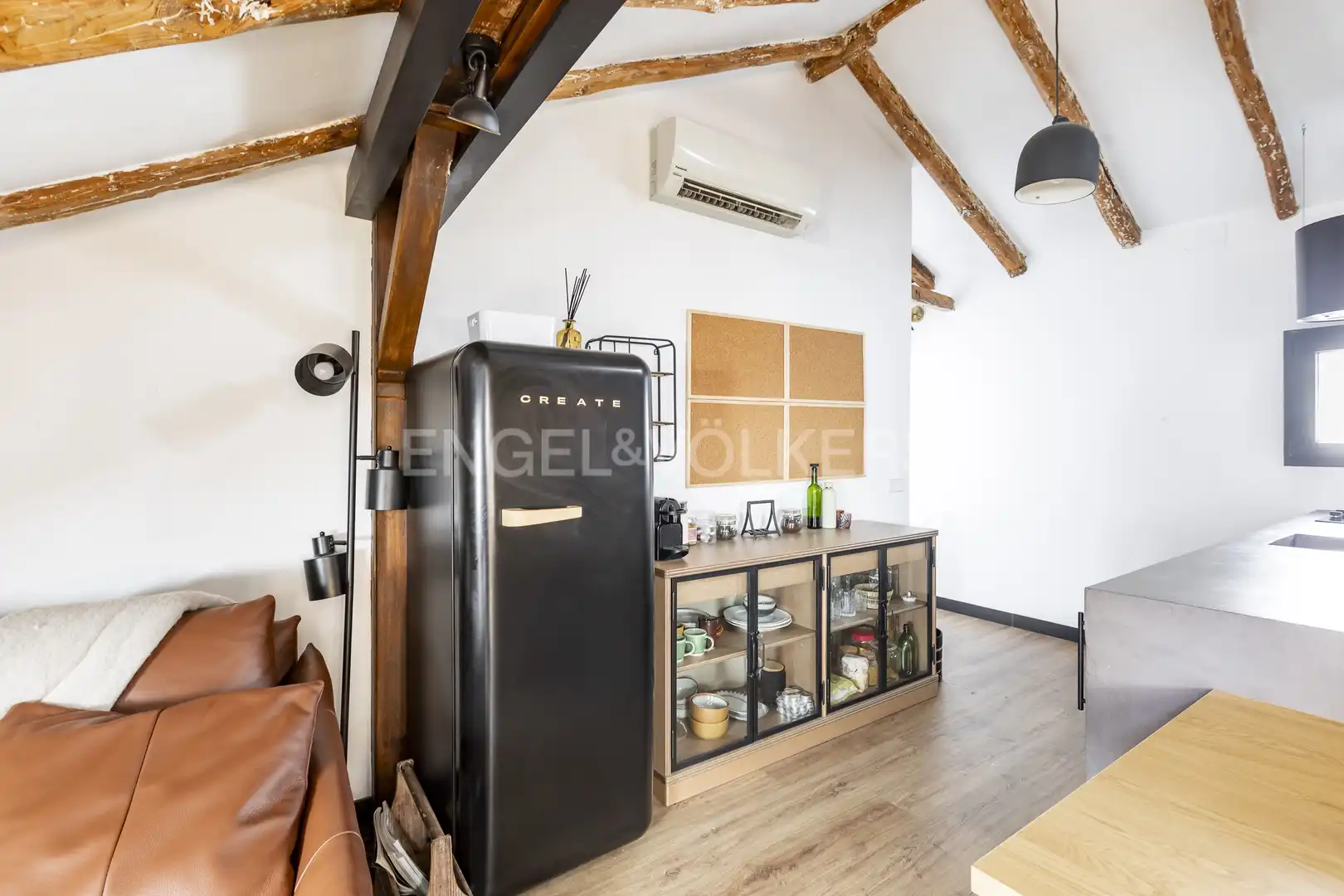 Küche von Wohnung zur Miete in Madrid mit Klimaanlage, Heizung und Möbliert