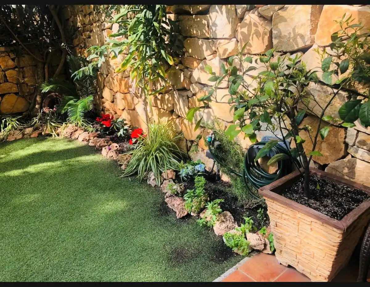 Jardín de Apartamento en venta en Mijas con Aire acondicionado, Terraza y Trastero