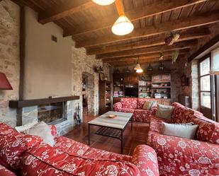 Living room of Country house for sale in Ripoll  with Private garden, Parquet flooring and Terrace