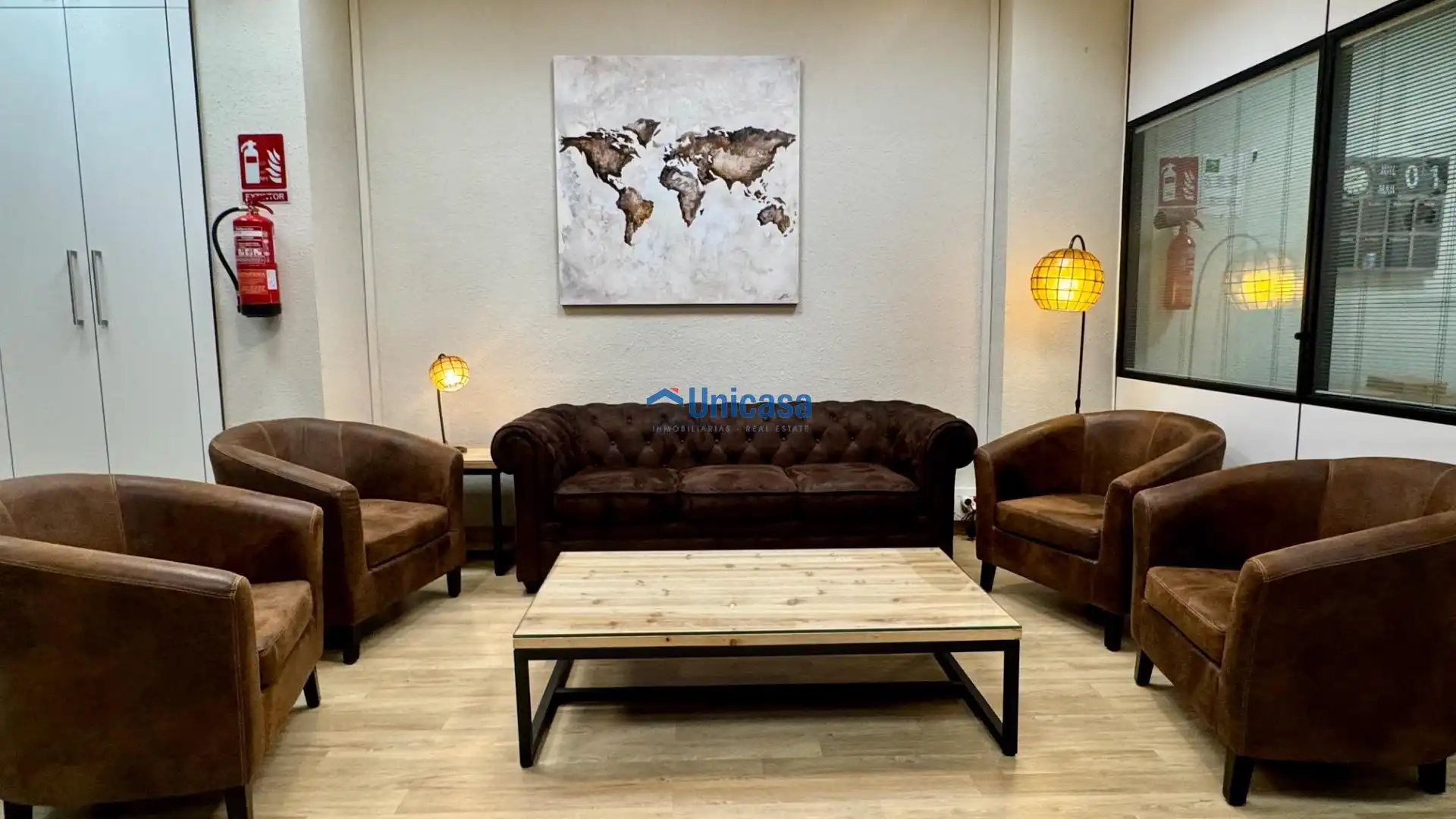 Wohnzimmer von Büro zur Miete in Málaga mit Klimaanlage, Heizung und Möbliert