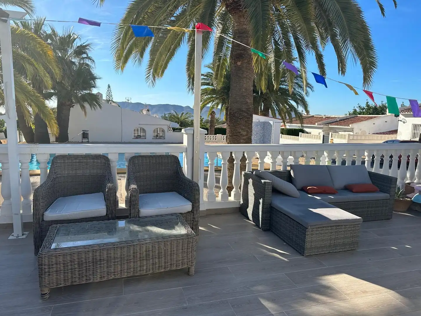 Terrace of Houses for rent in La Nucia  with Air Conditioner, Heating and Terrace
