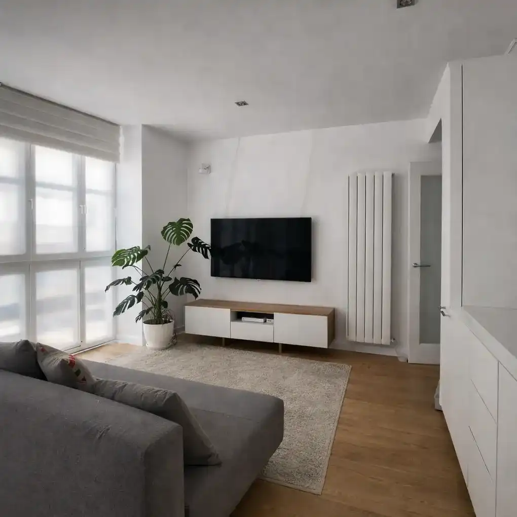 Sala de estar de Piso en venta en Vitoria - Gasteiz con Calefacción, Terraza y Trastero