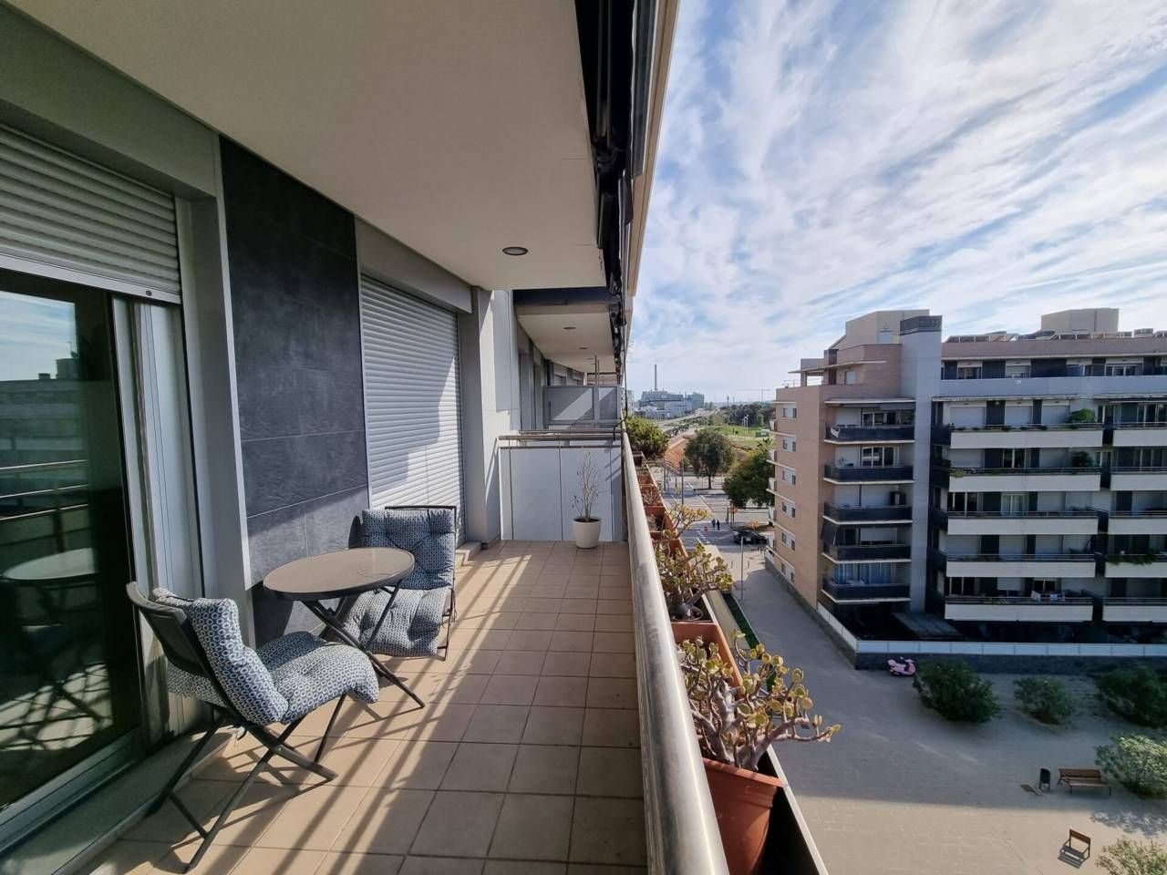 Terrassa de Pis de lloguer en Sant Adrià de Besòs amb Aire condicionat, Calefacció i Parquet