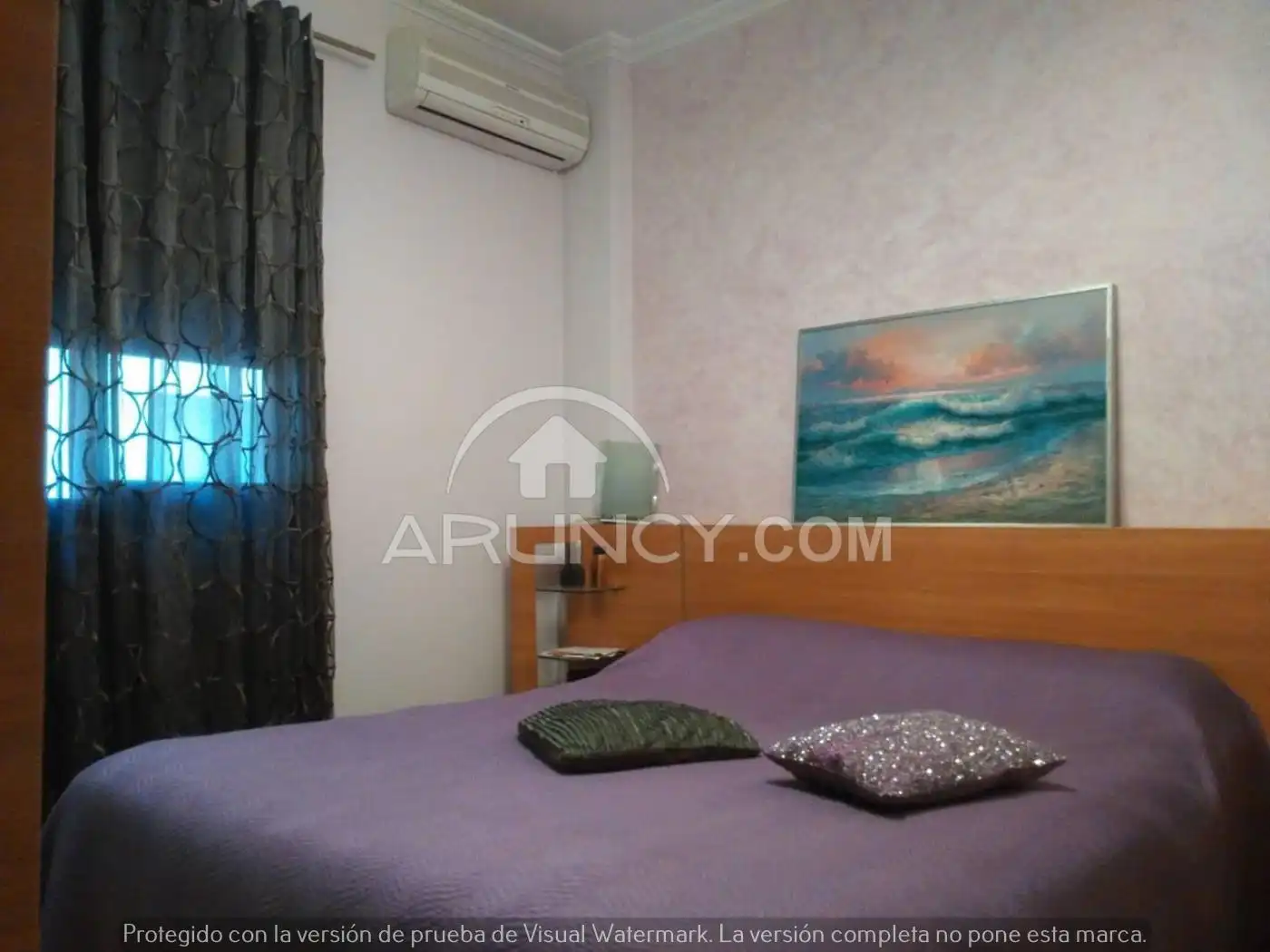 Schlafzimmer von Wohnung zur Miete in Alcalá de Guadaira mit Klimaanlage, Terrasse und Balkon