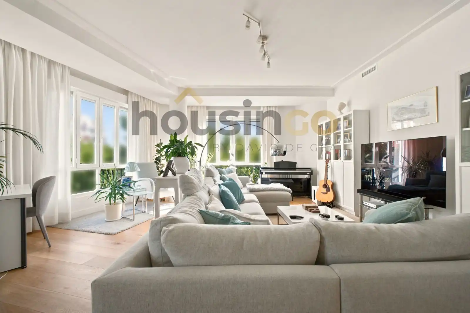 Sala de estar de Piso en venta en Madrid con Aire acondicionado, Calefacción y Parquet