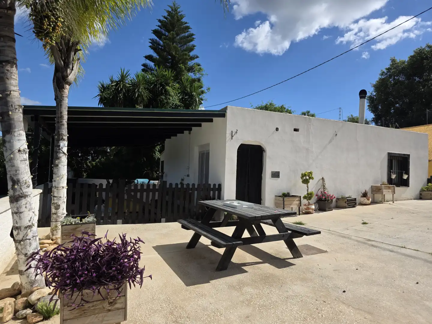 Terraza de Finca rústica en venta en Cártama con Aire acondicionado, Jardín privado y Terraza