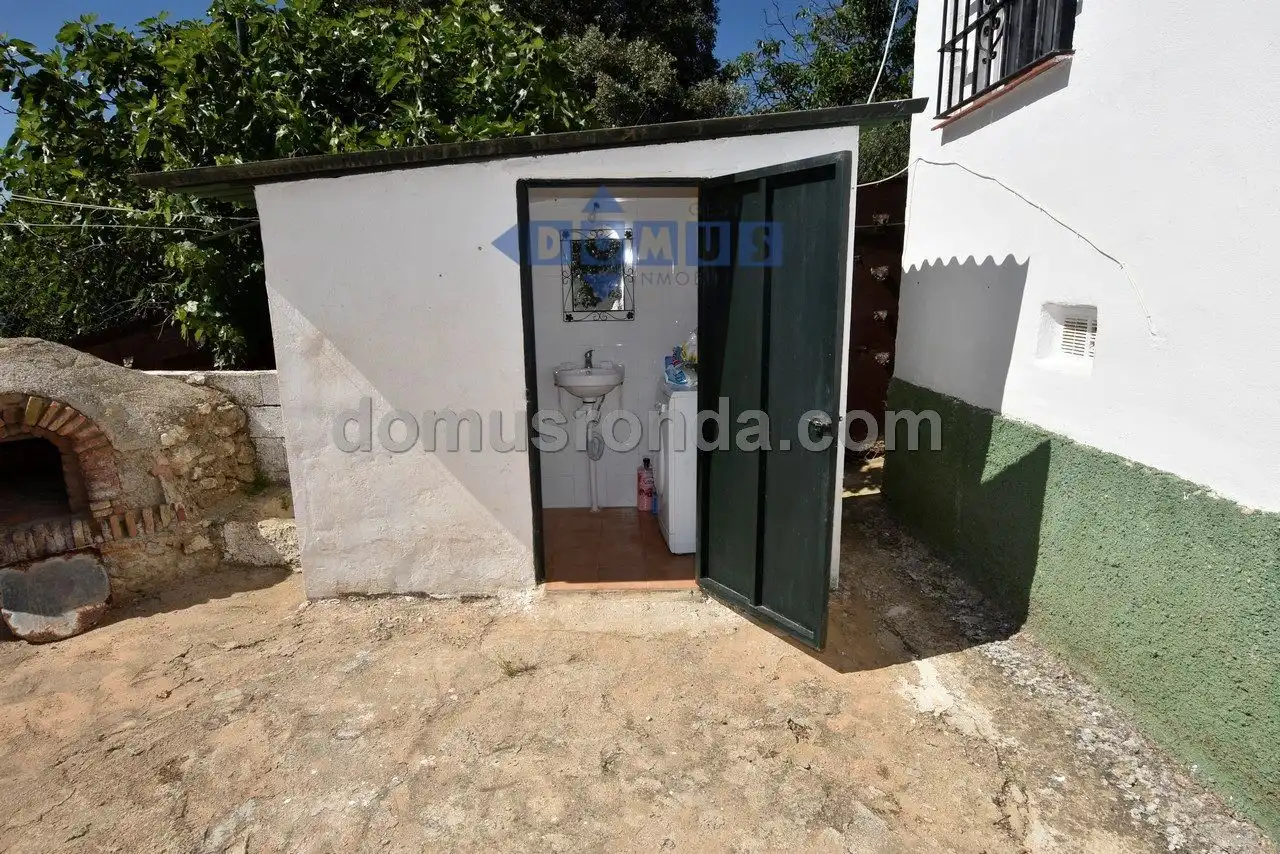 Jardín de Finca rústica de alquiler en Ronda con Aire acondicionado, Calefacción y Trastero
