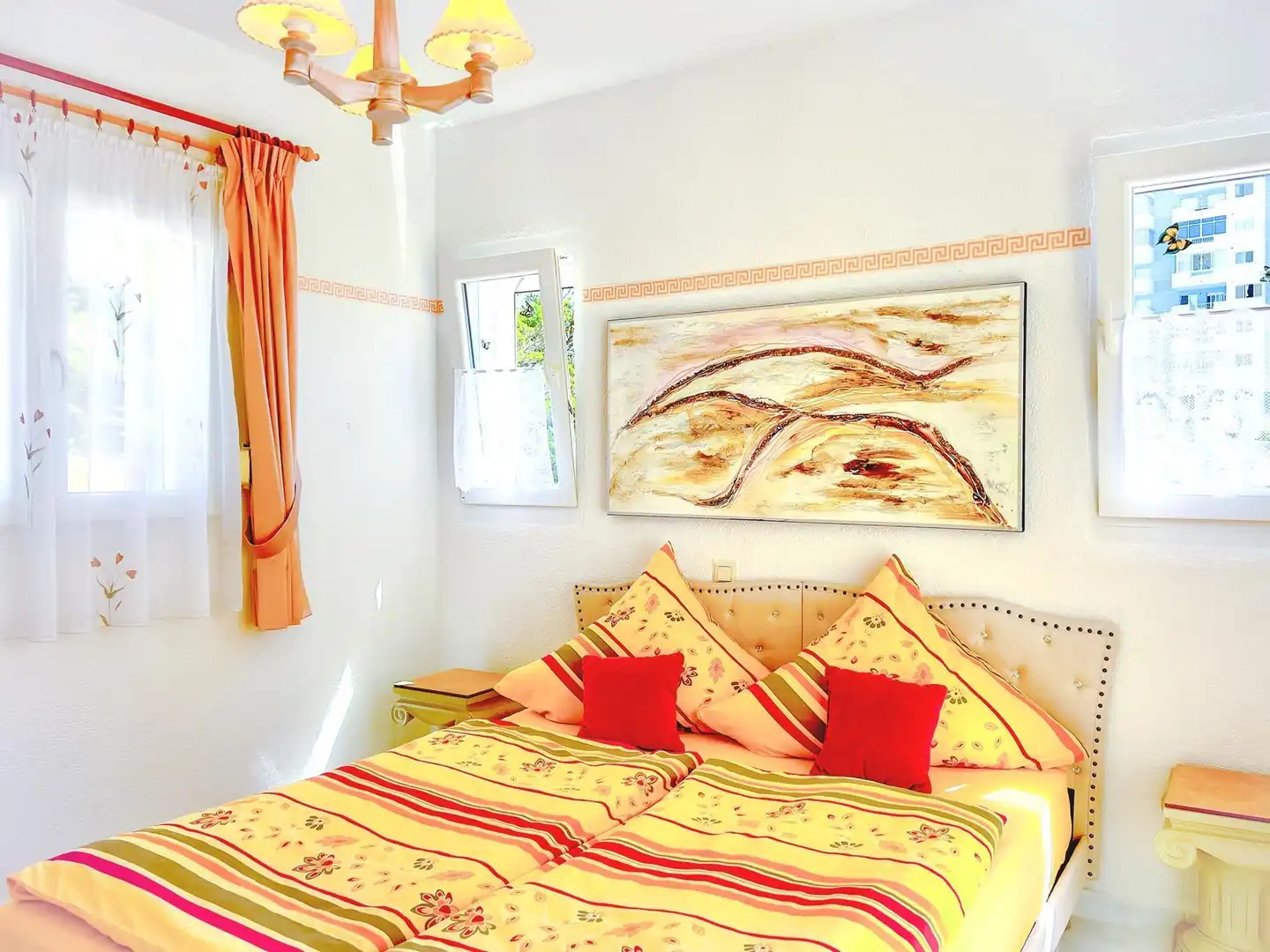Schlafzimmer von Haus oder Chalet zum Verkauf in La Manga del Mar Menor mit Klimaanlage, Heizung und Privatgarten