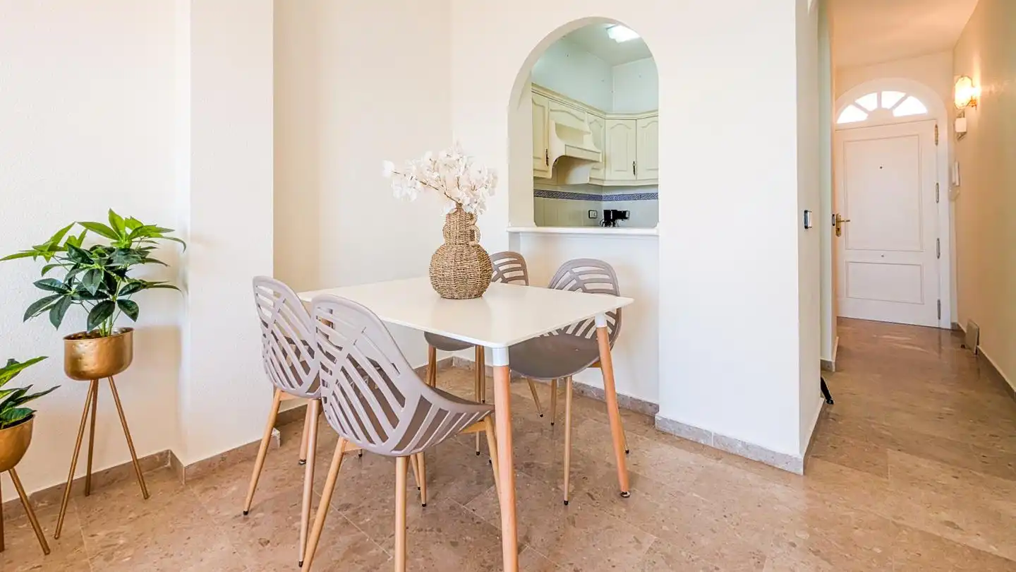 Dining room of Flat for sale in Santa Pola  with Terrace and Furnished