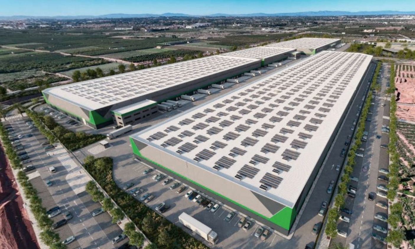 Vista exterior de Nau industrial de lloguer en Moncada