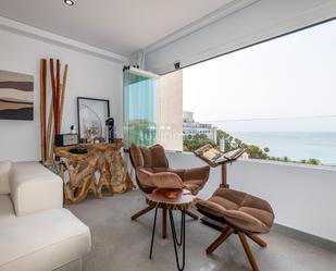 Living room of Flat for sale in Villajoyosa / La Vila Joiosa  with Air Conditioner, Heating and Private garden